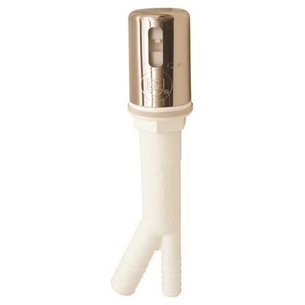 Proplus Dishwasher Air Gap Air Admittance Valve in Brushed Nickel ABS